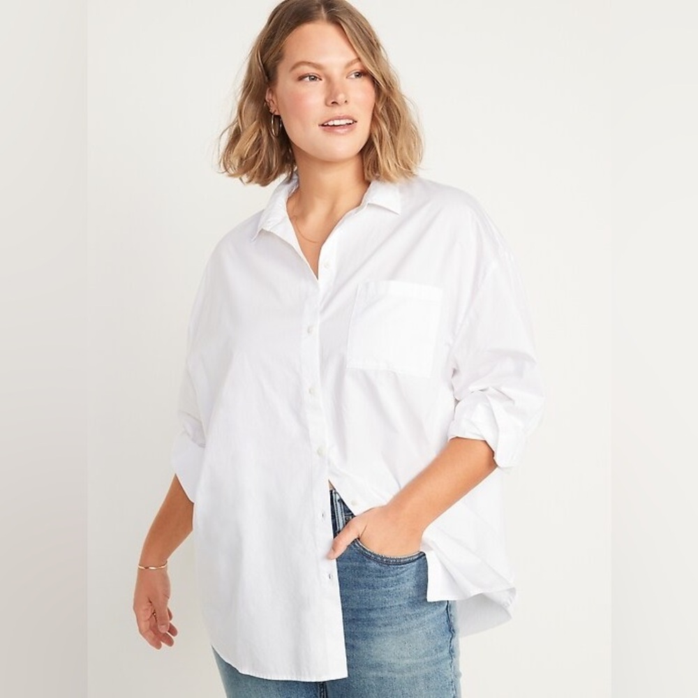 Old Navy Boyfriend Button-Up Shirt